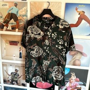 Express Camp Collar Rayon Shirt